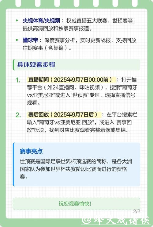 2026世界杯直播平台推荐详细指南